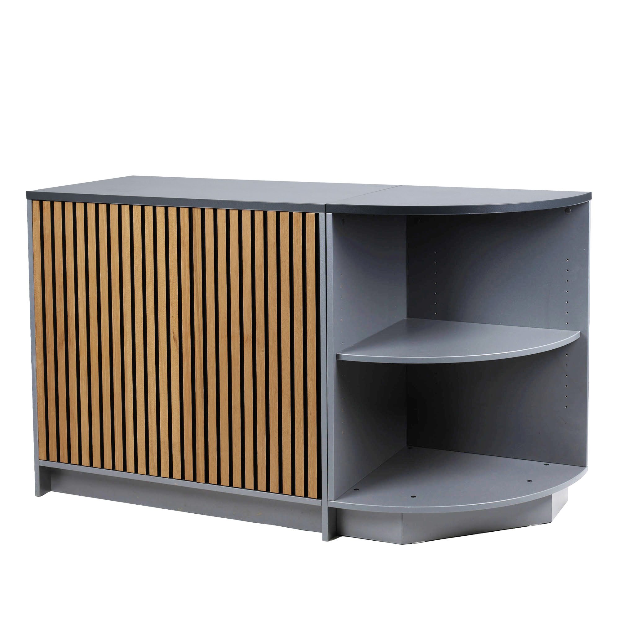 Butikdisk Quick, 60x160 x95 h cm med akustikpanel