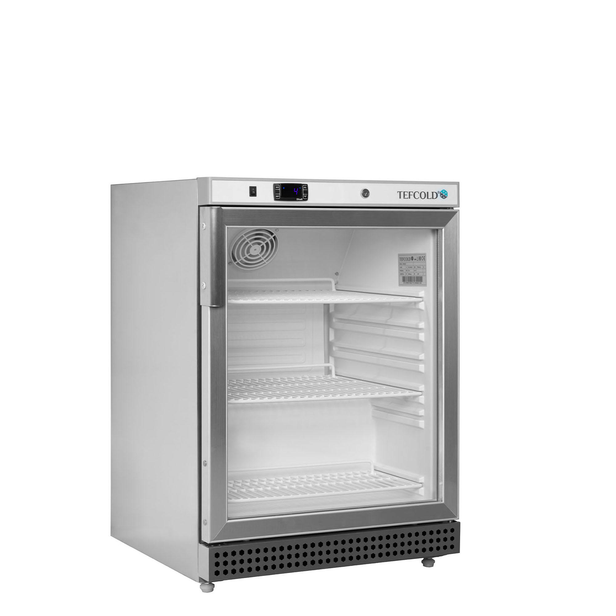 Display køleskab Tefcold UR200SG Stål