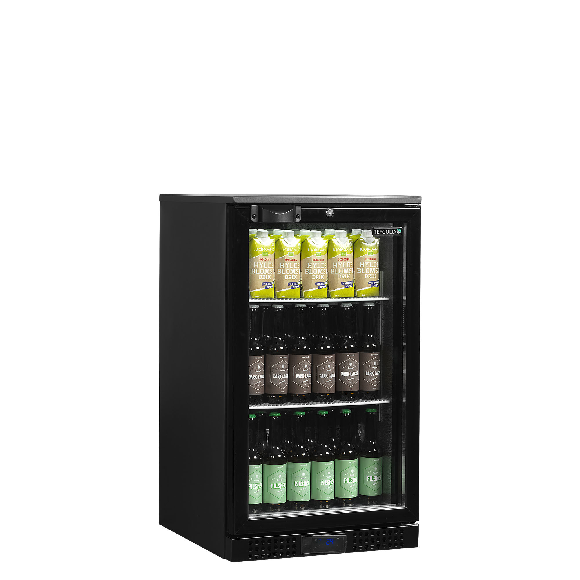 Bar køleskab Tefcold DB126H, Sort