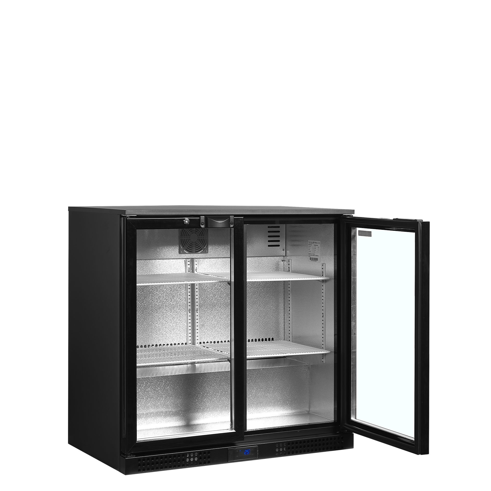 Bar køleskab Tefcold DB201H, Sort
