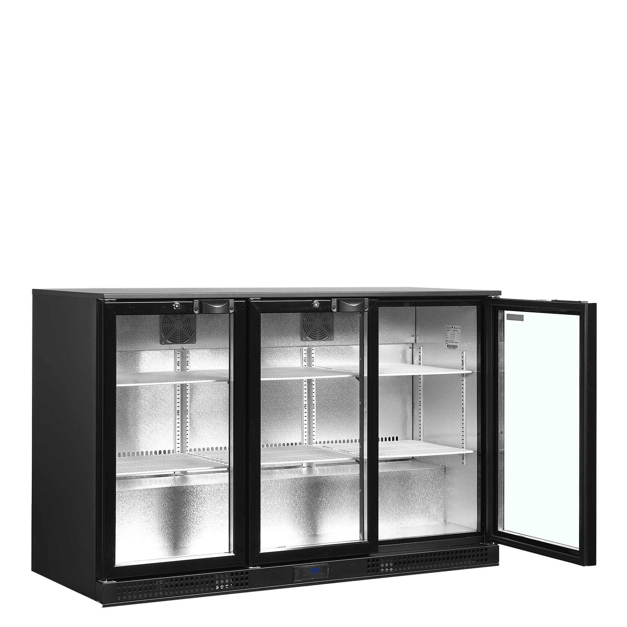 Bar køleskab Tefcold DB301H-3, Sort