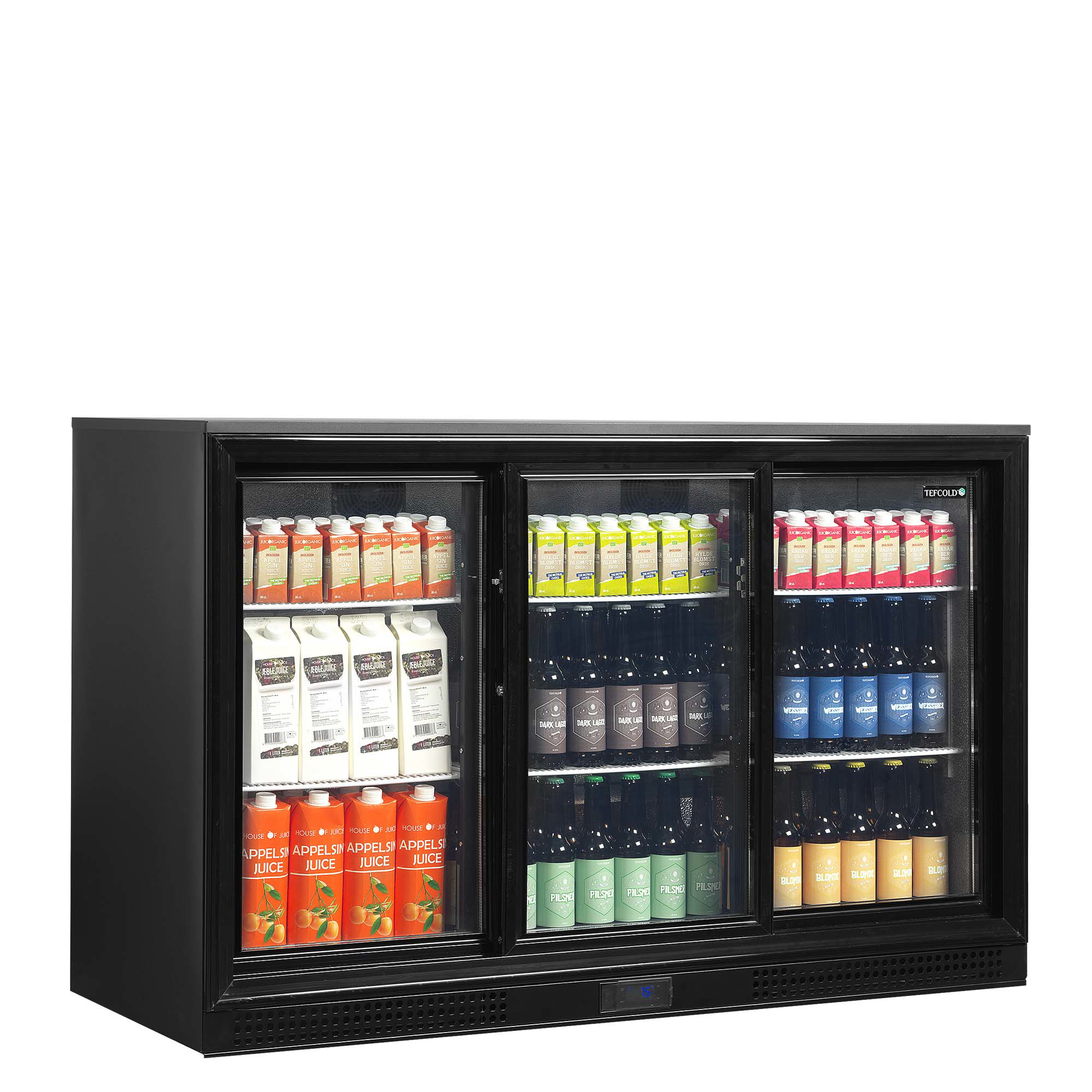 Bar køleskab Tefcold DB302S-3, Sort