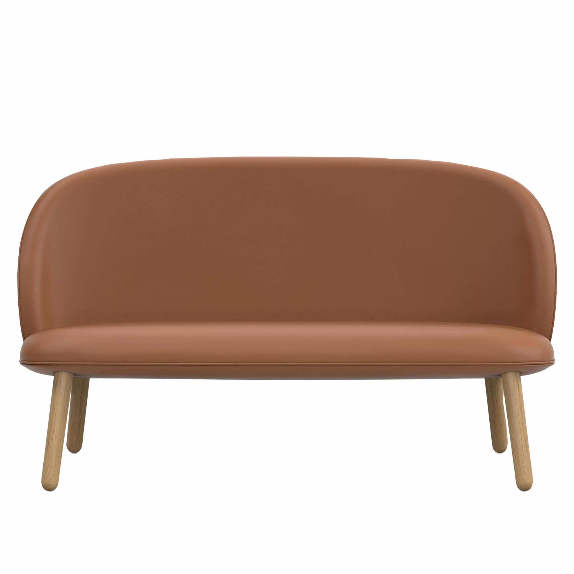 2 pers. sofa Normann Ace, læder brun
