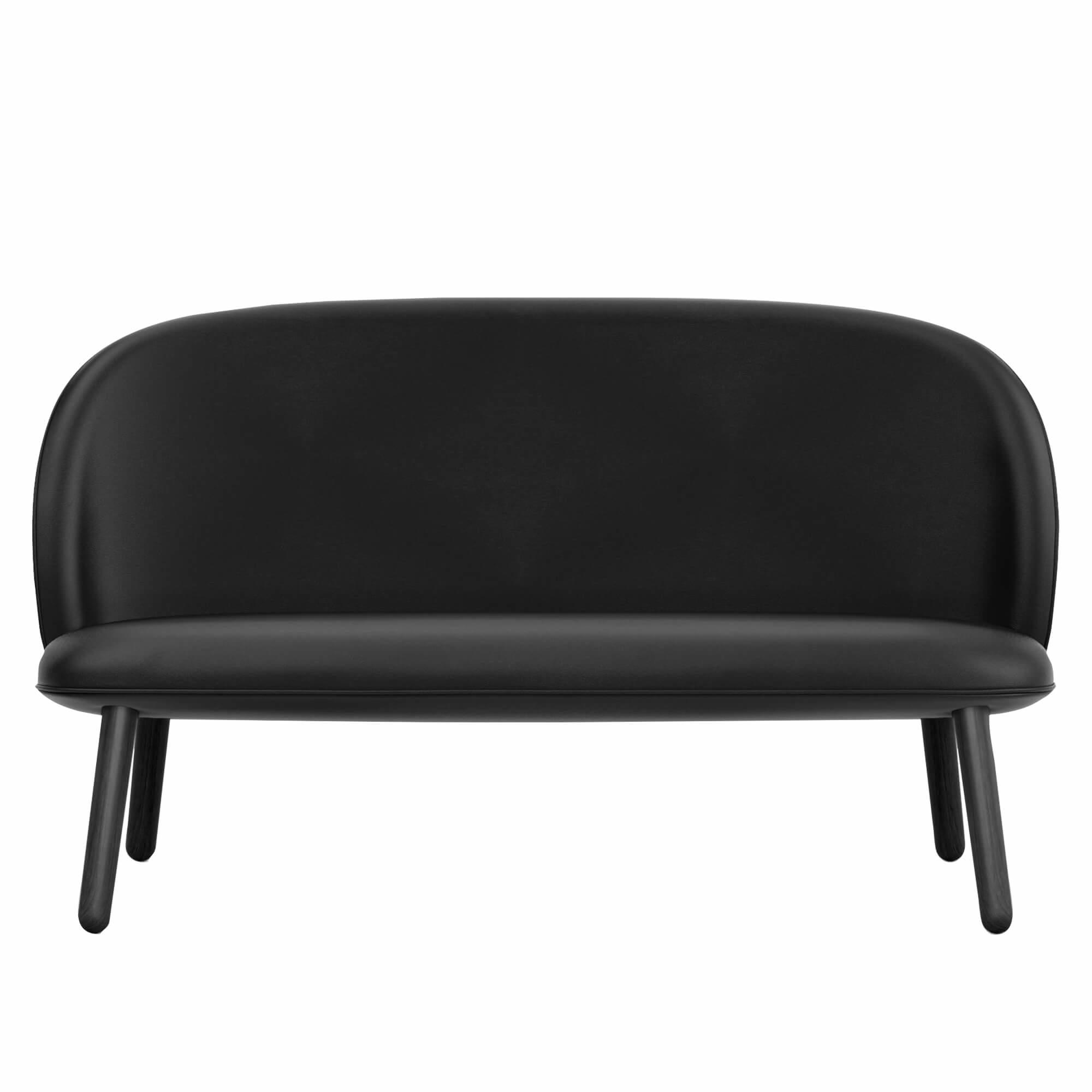2 pers. sofa Normann Ace, læder sort