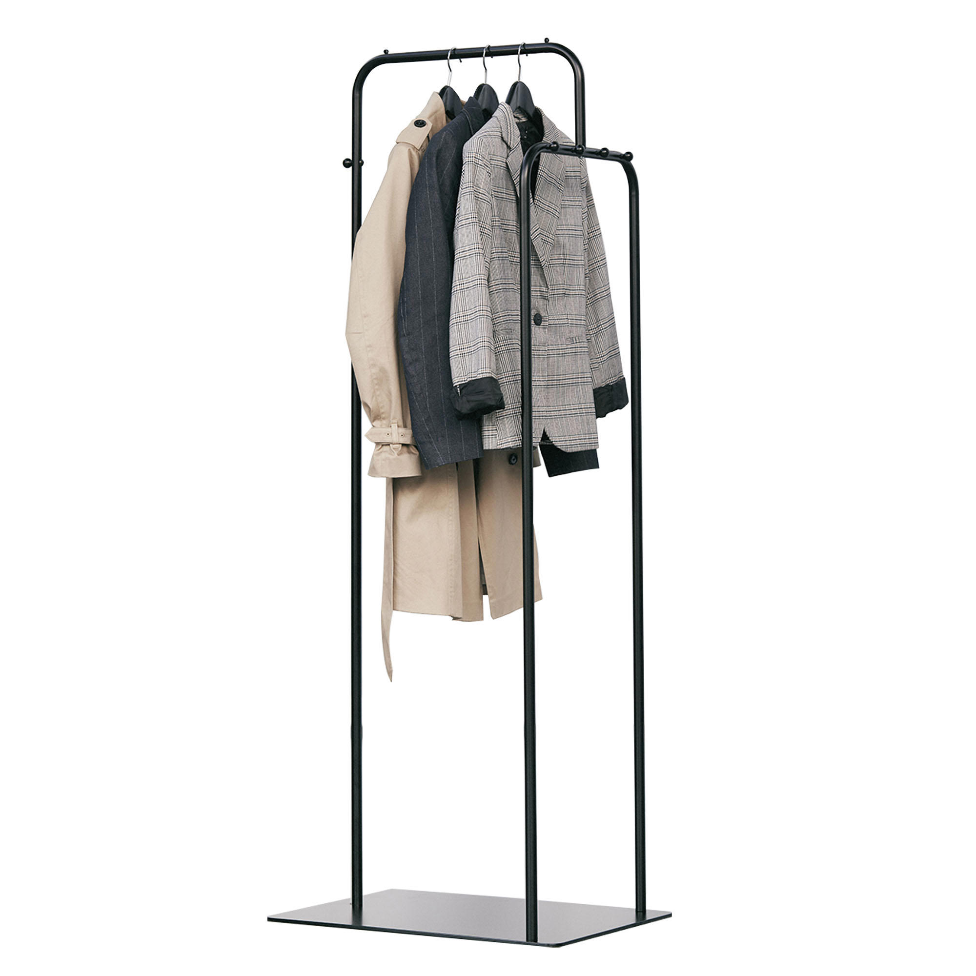 Garderobestativ med 5 knager | Max. 25 kg | 45x160h cm