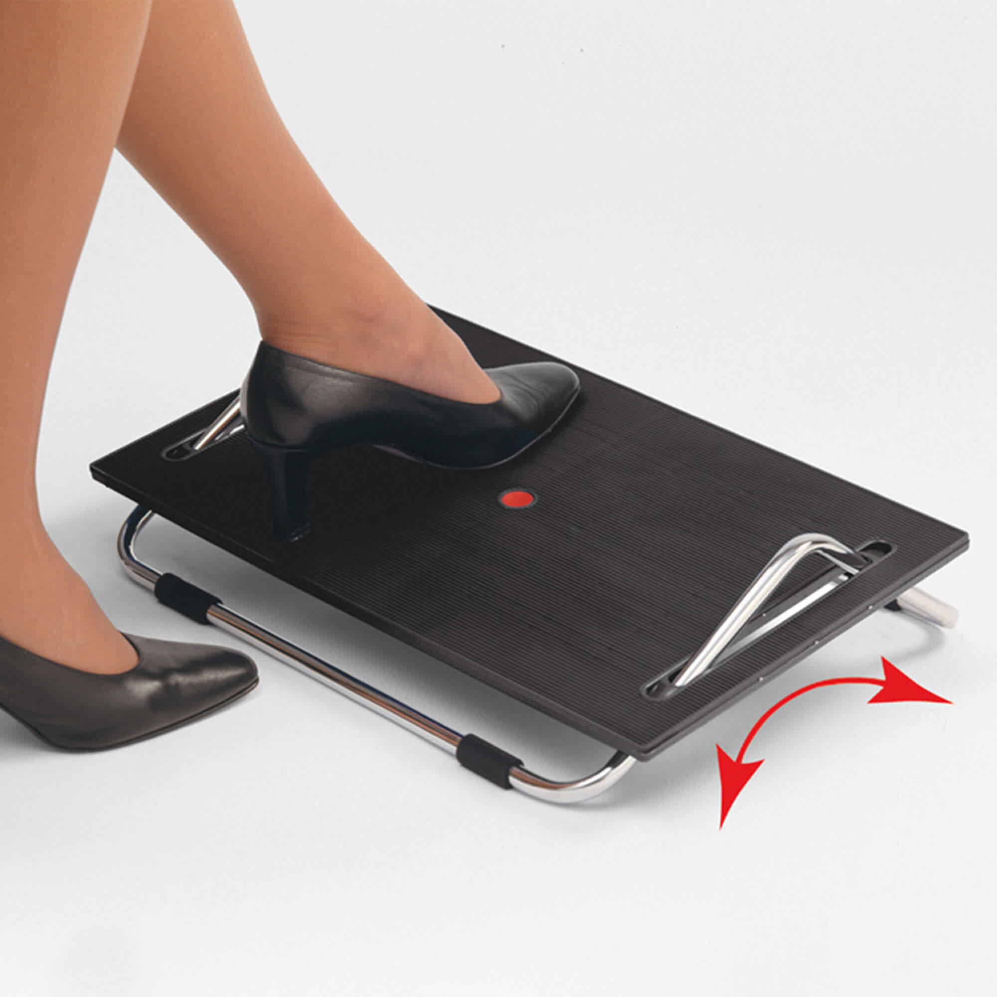 Ergonomisk Fodskammel / Fodstøtte, sort
