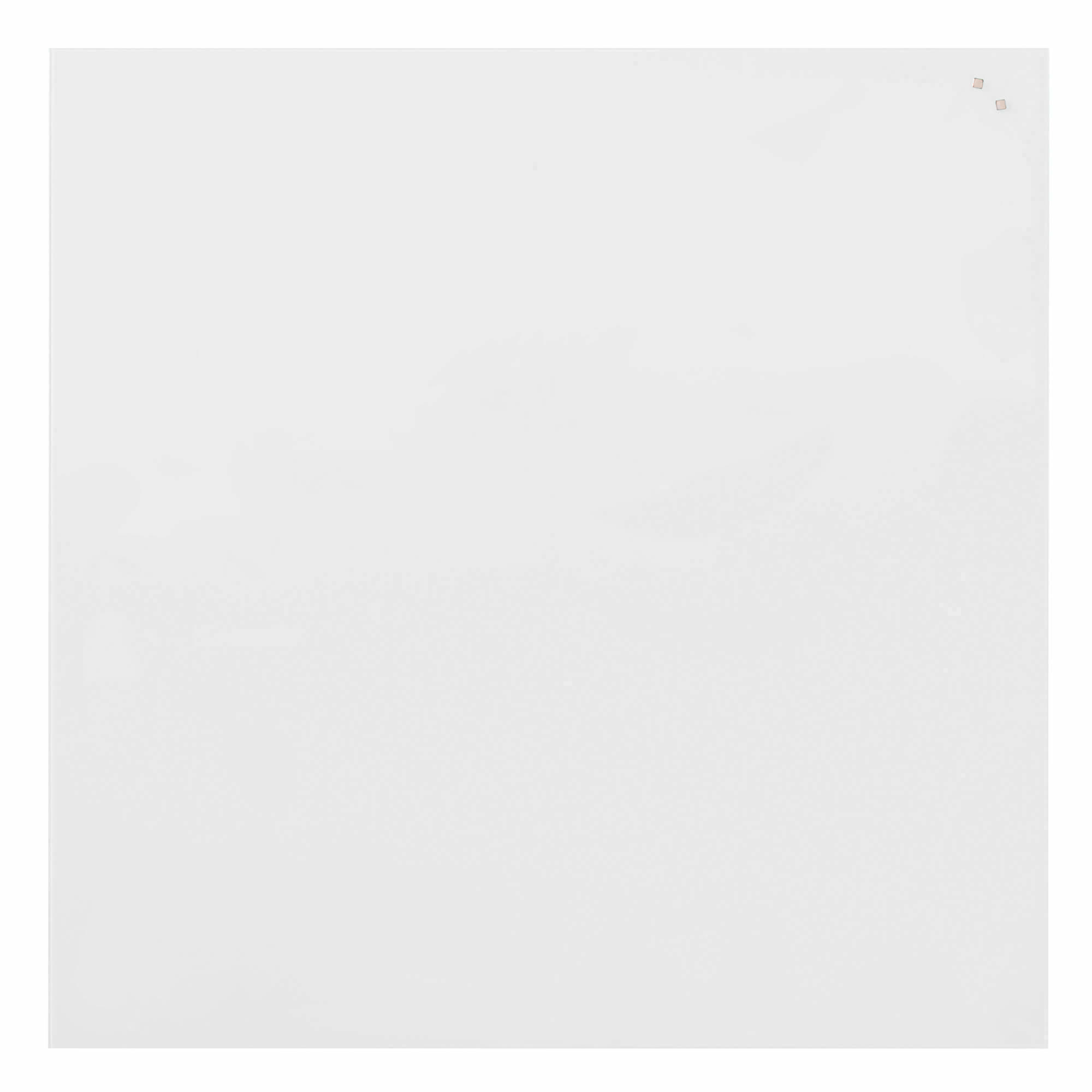 Glastavle Naga 100x100 cm, Hvid