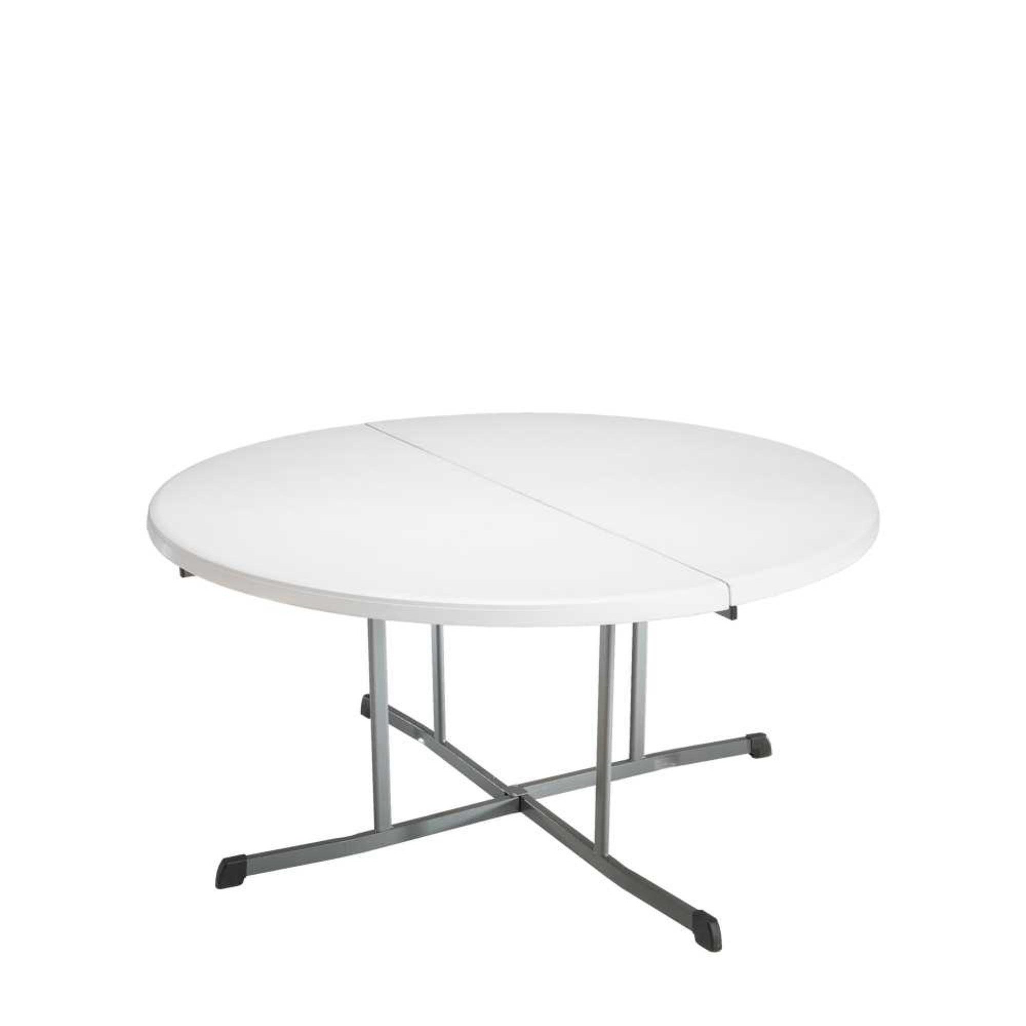 Klapbord LT Rund Ø153 cm, hvid