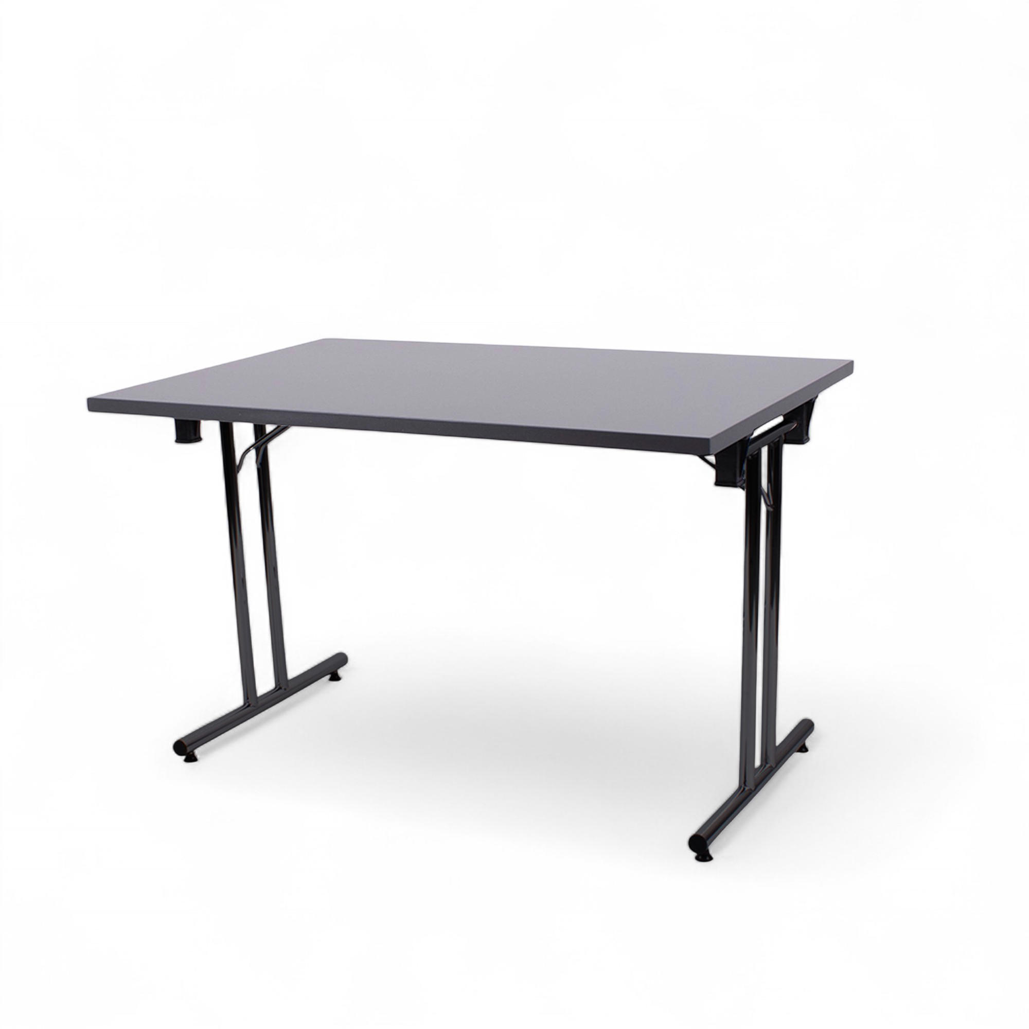 Klapbord Stabelfix Lux II 80x120, sort stel, Antracit