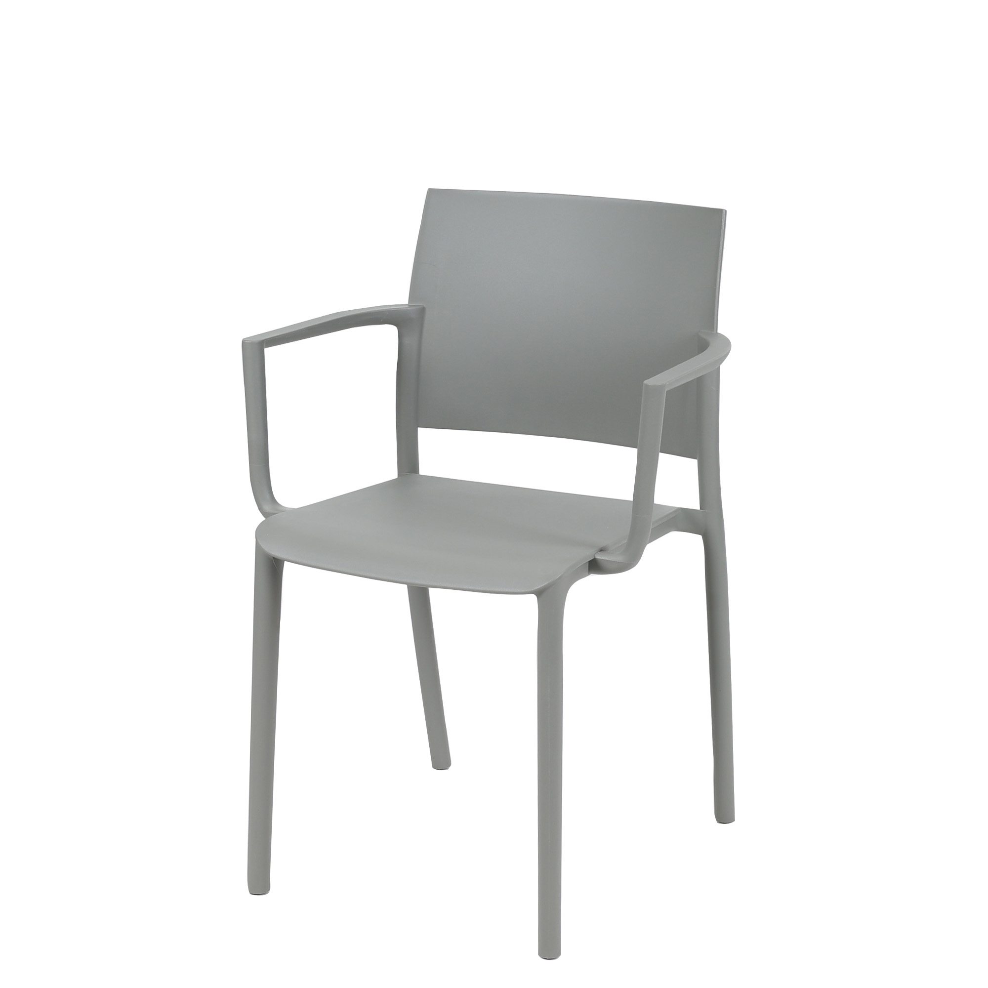 Stabelstol Salina Basic m. armlæn, antracit