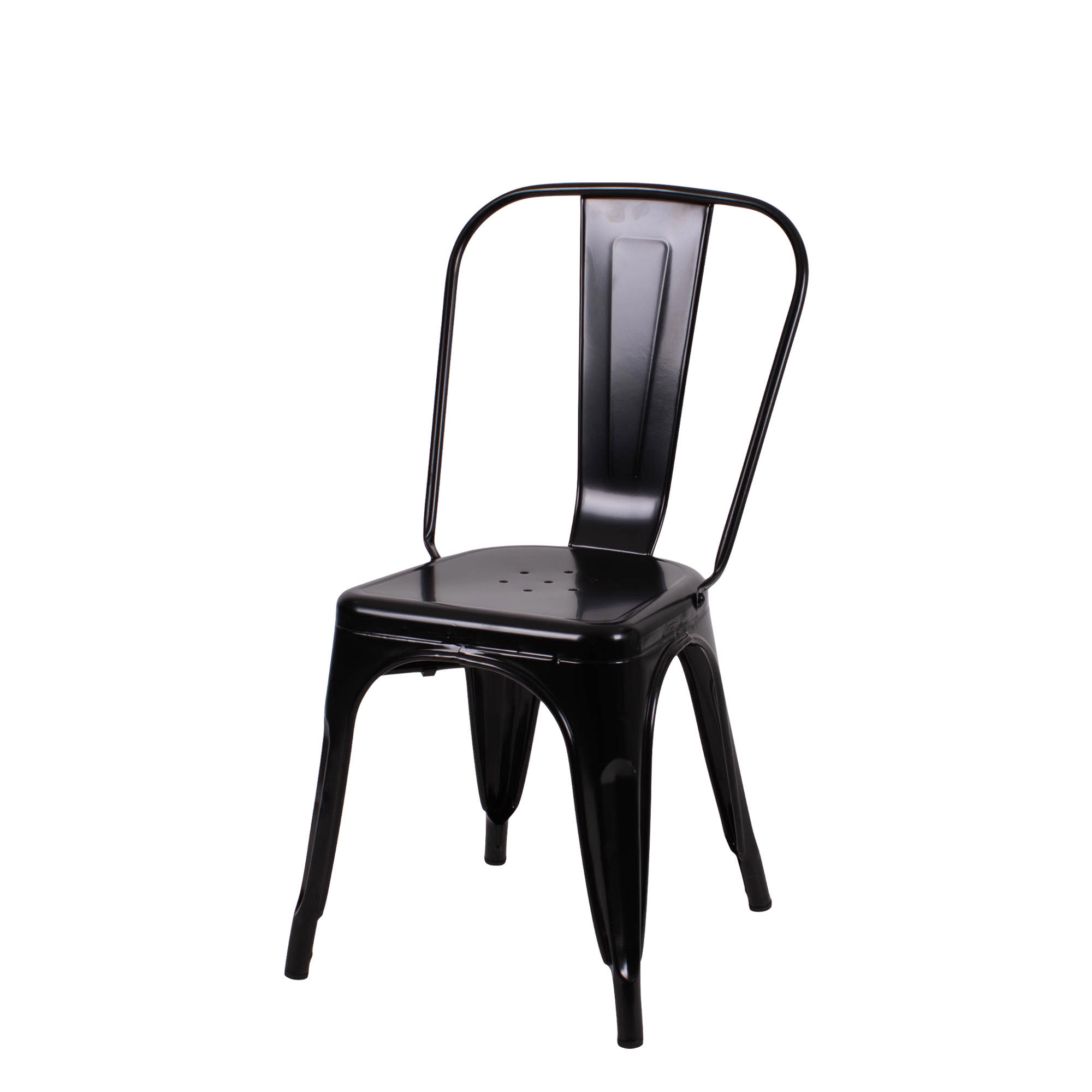 Cafestol / Bistrostol Paris | Max. 130 kg | Stabelbar op til 10 stk, Sort