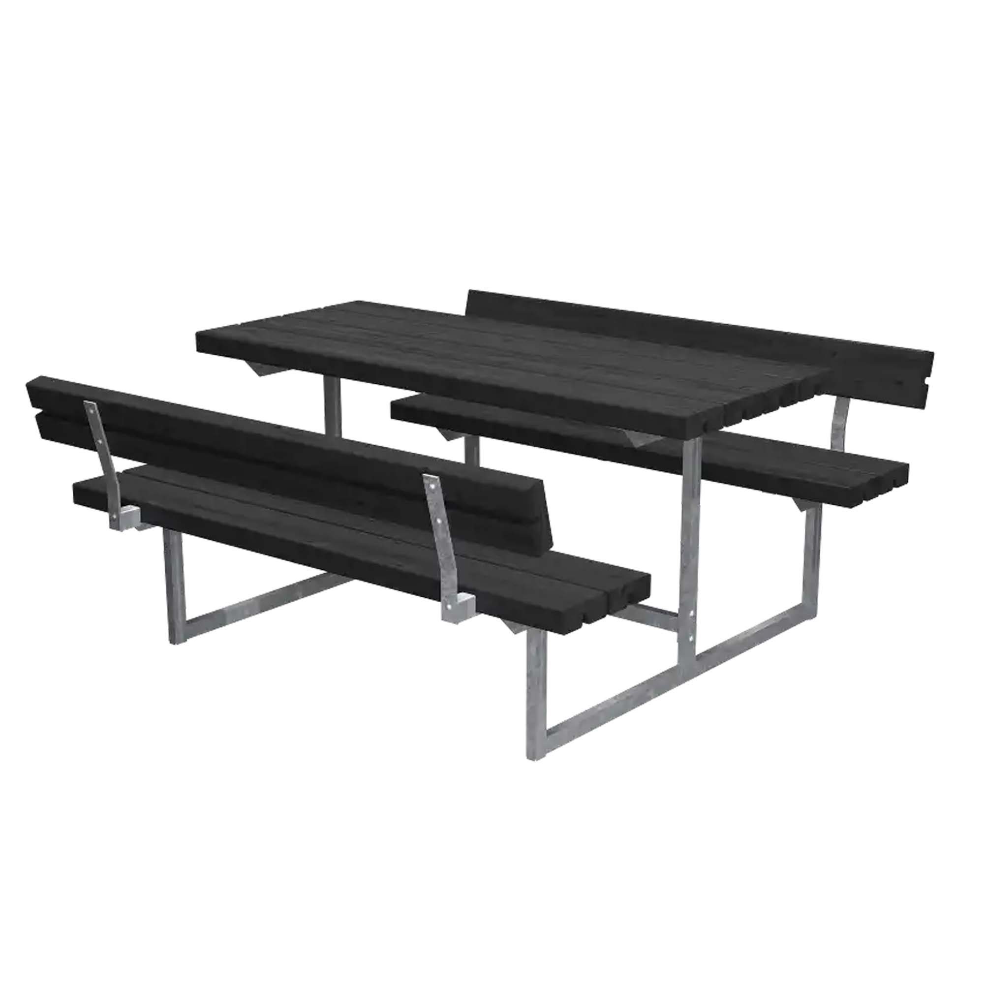 Basic Junior m/2 ryglæn 118 cm, sort