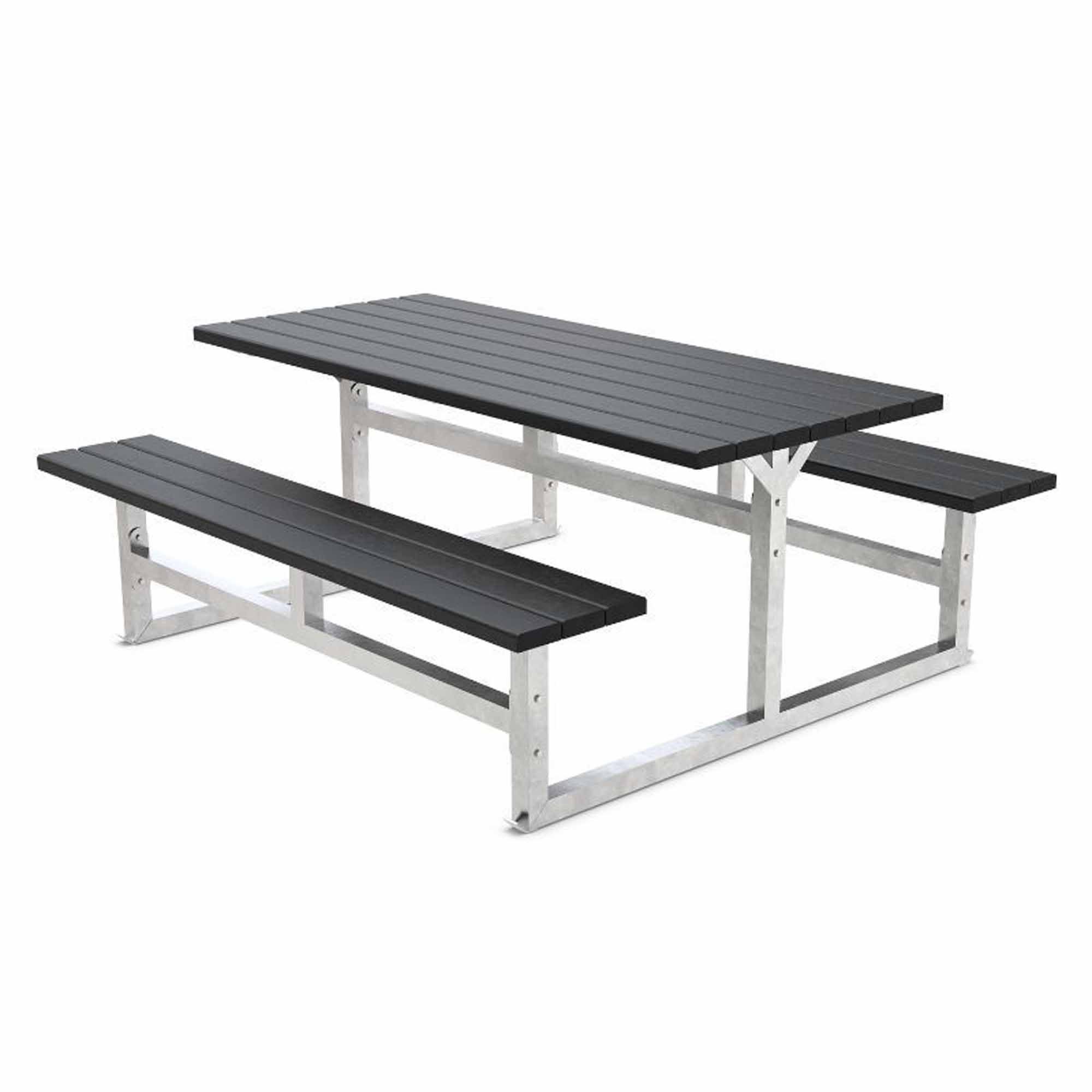 Bordbænkesæt Model 910 180 cm sort