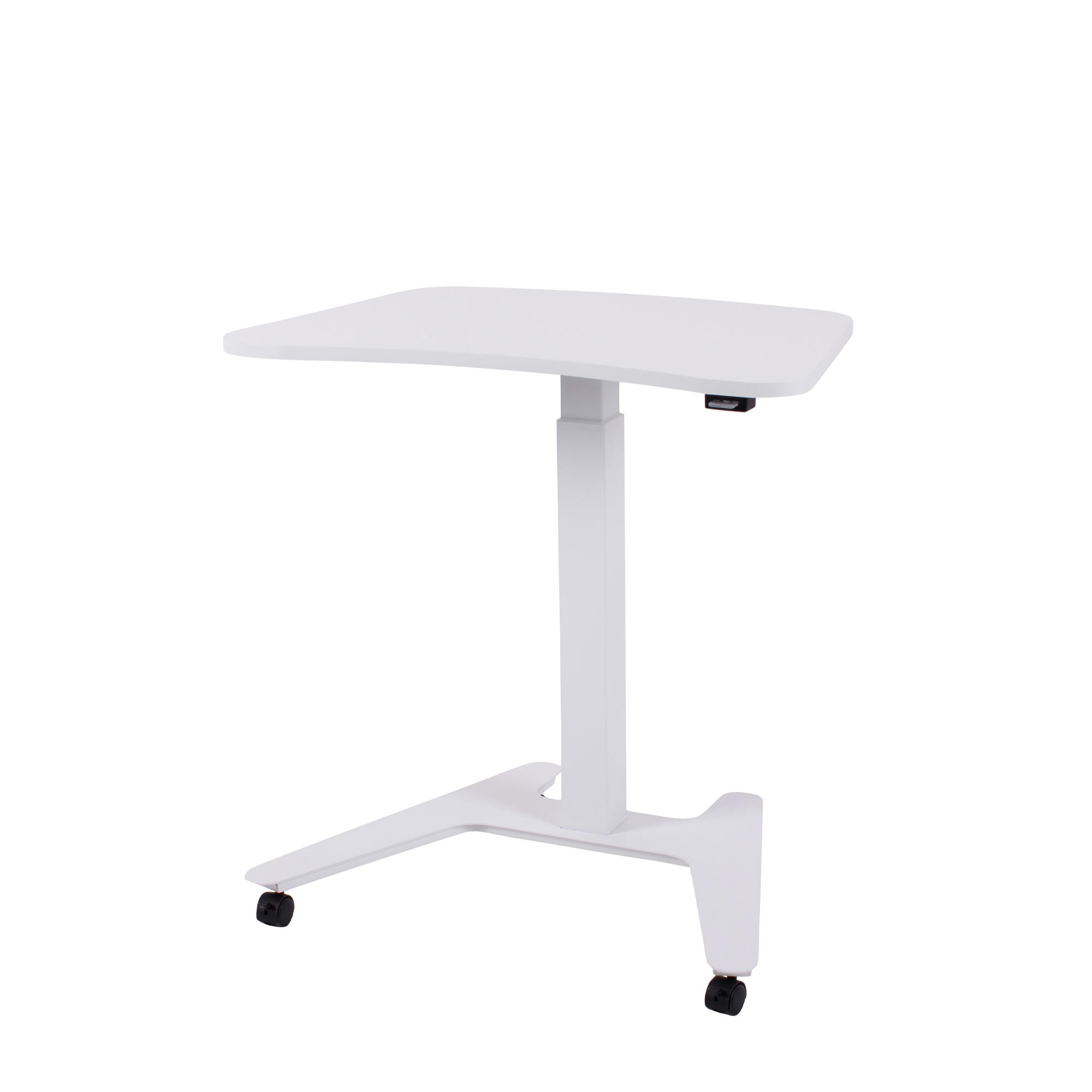 Hæve sænkebord 50x77 - Compact Slim, Hvid