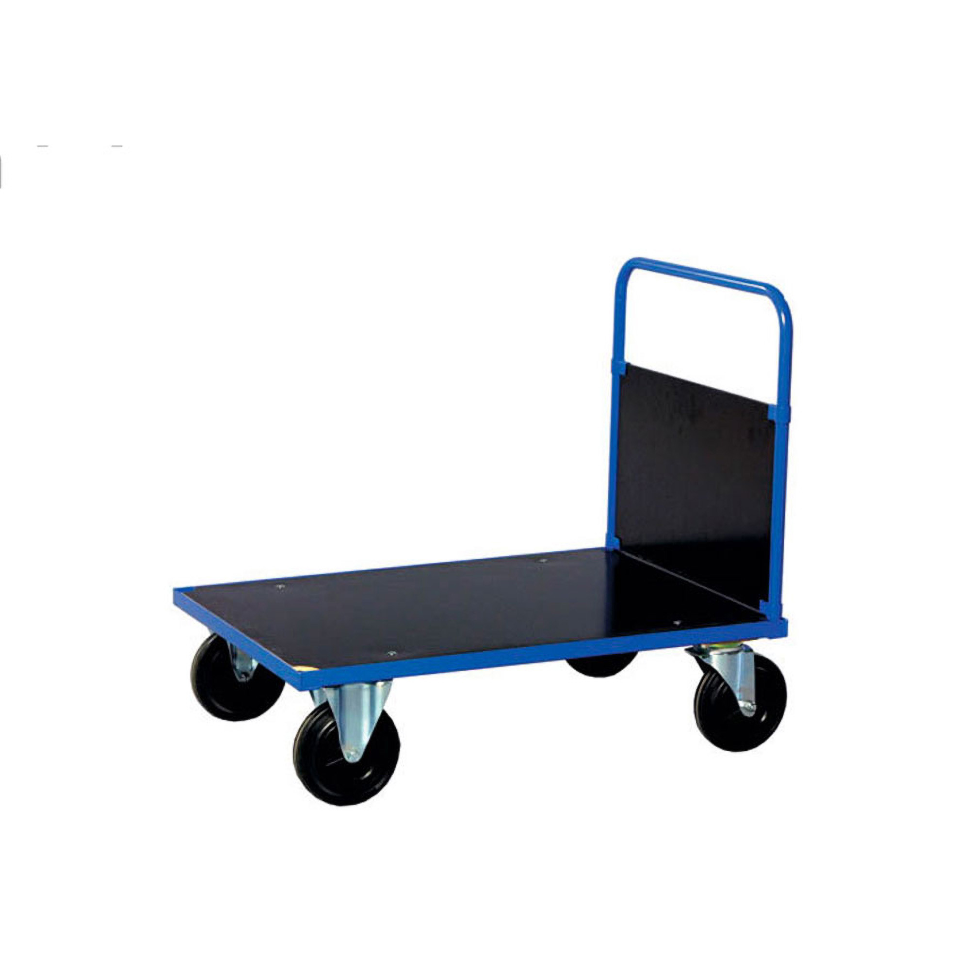 Ladvogn BlueSteel, 80x120 cm m. 1 gavl