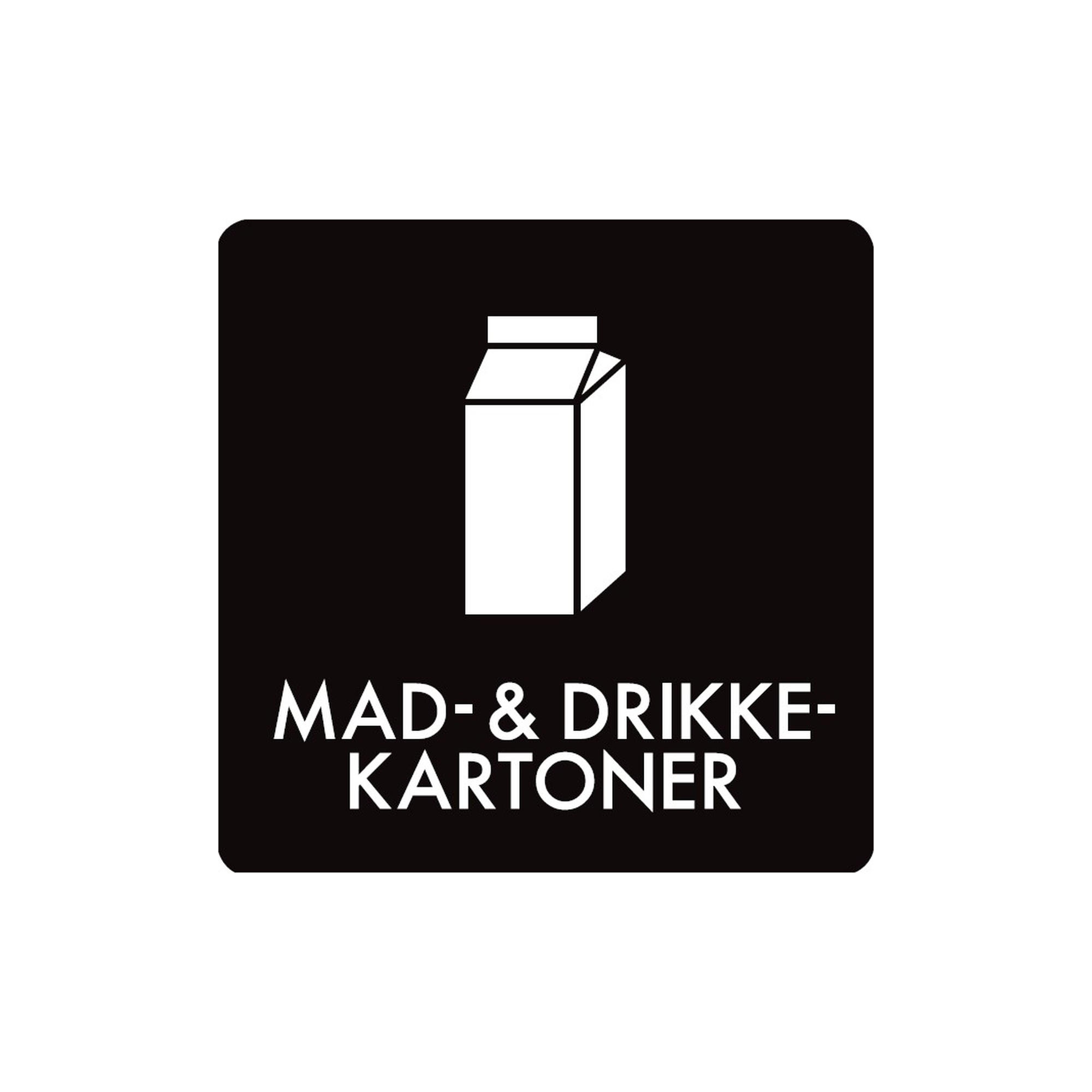 Pictogram 'MAD & DRIKKE KARTONER'