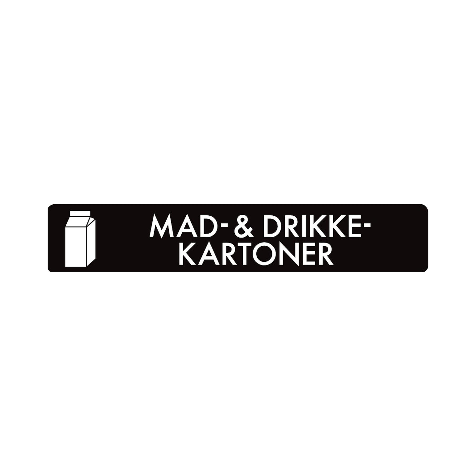 Pictogram 'MAD & DRIKKE KARTONER'