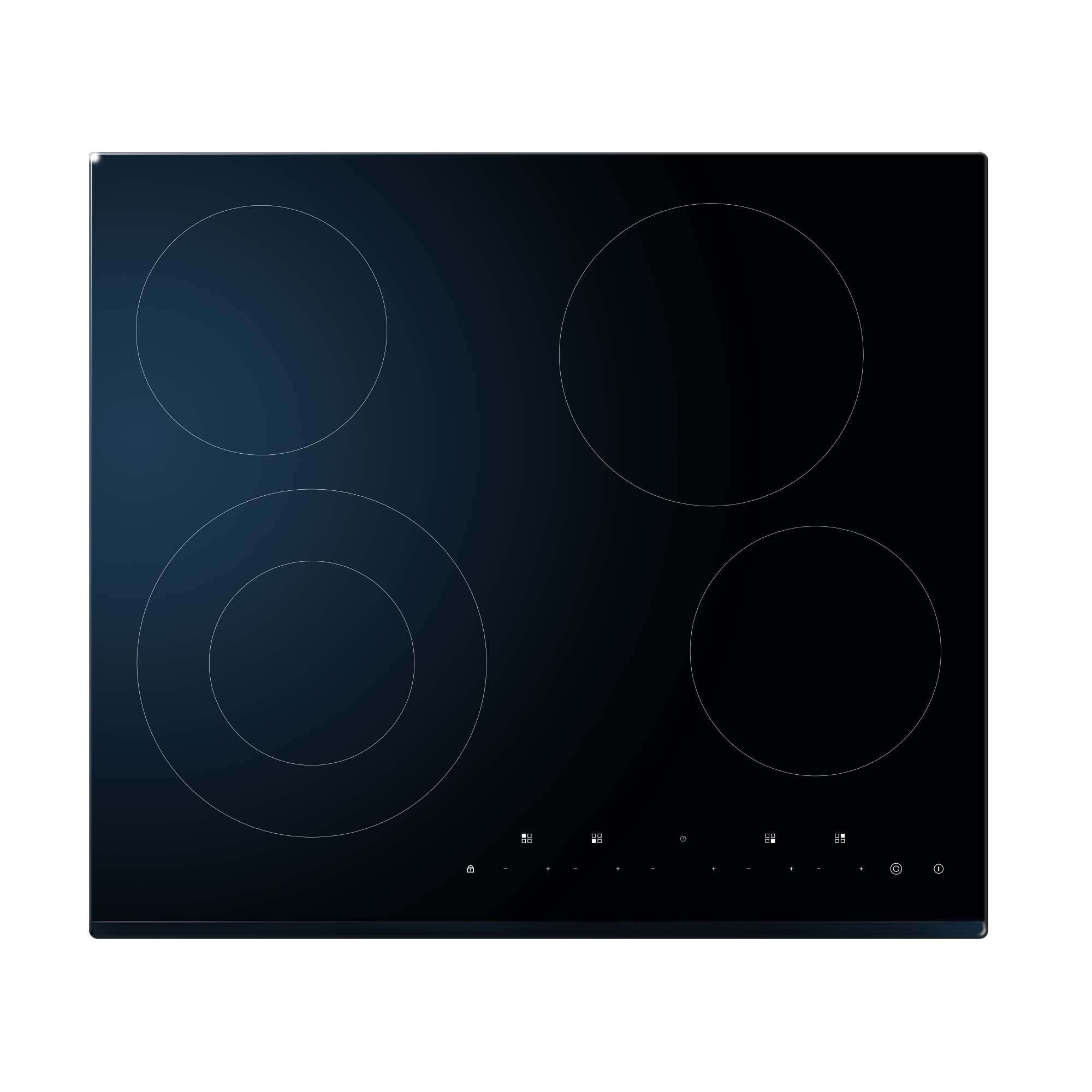 Keramisk kogeplade Scandomestic HOC60F