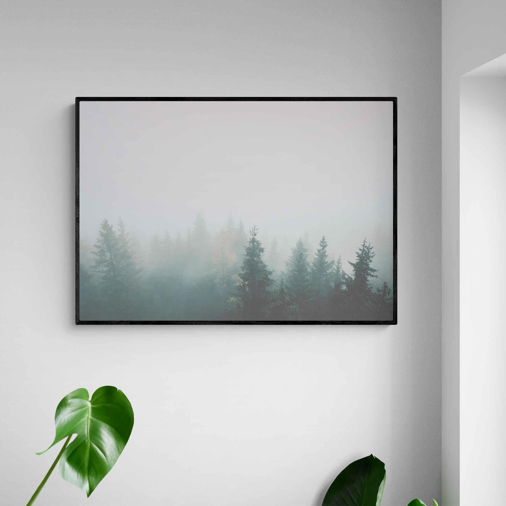 Akustik billede Natur Dis 114x80 cm, Sort