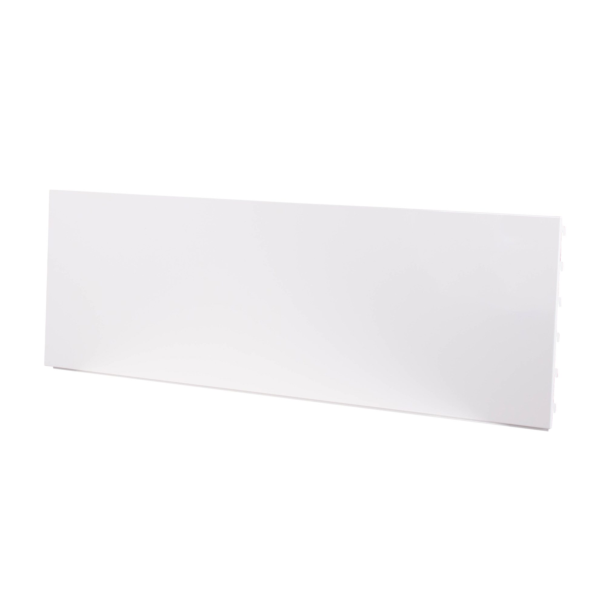 Bagplade glat CP25 30,4x100 cm, hvid