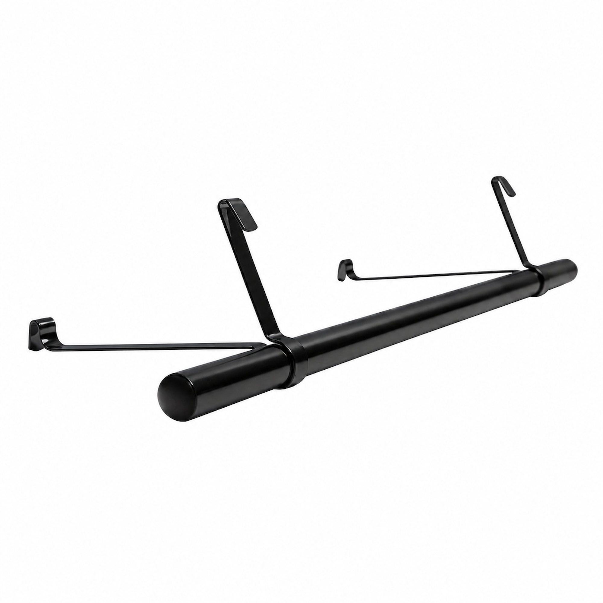 Bøjlestang 91 cm + 2 ophæng, sort