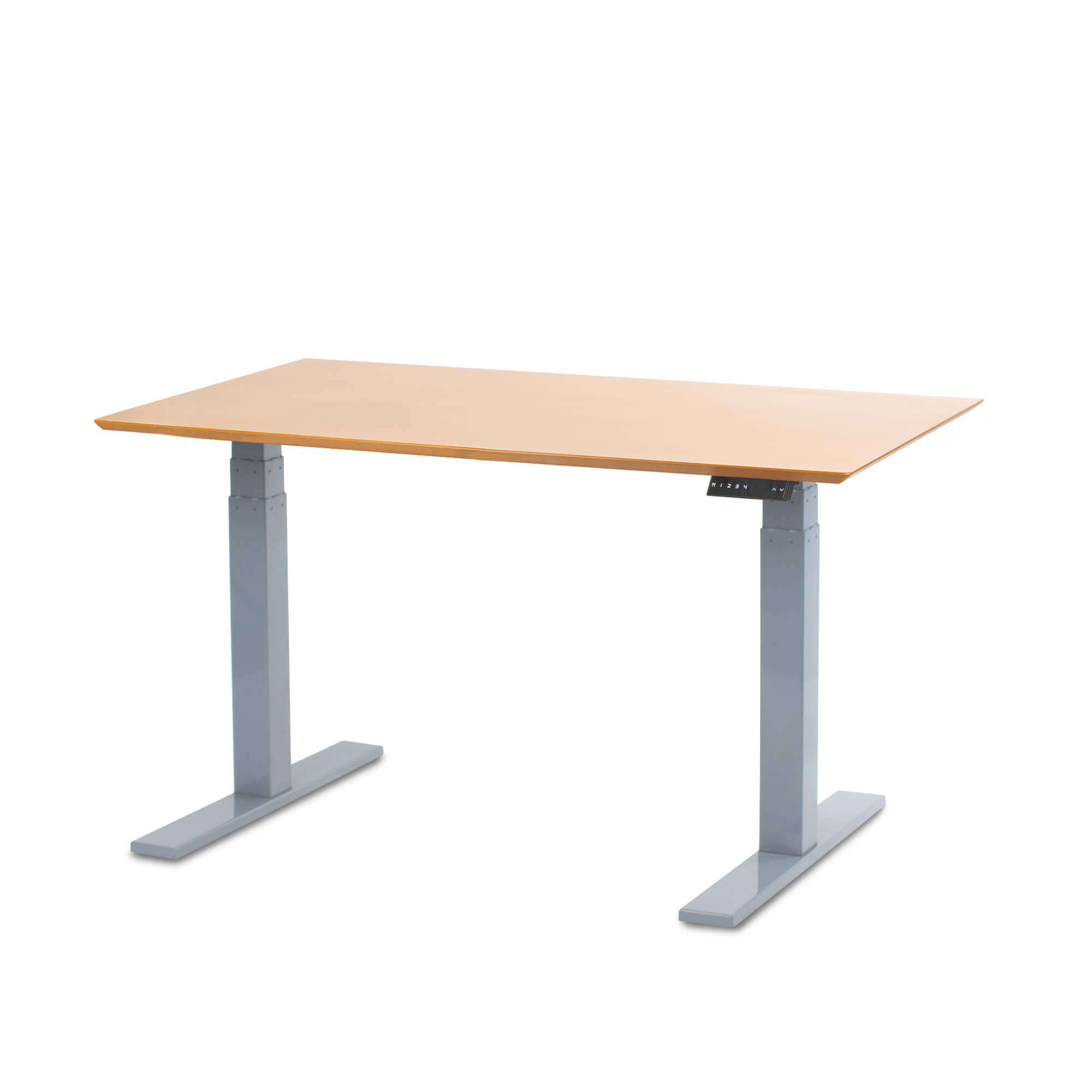 Hæve sænkebord Corporate 80x140, Bøg
