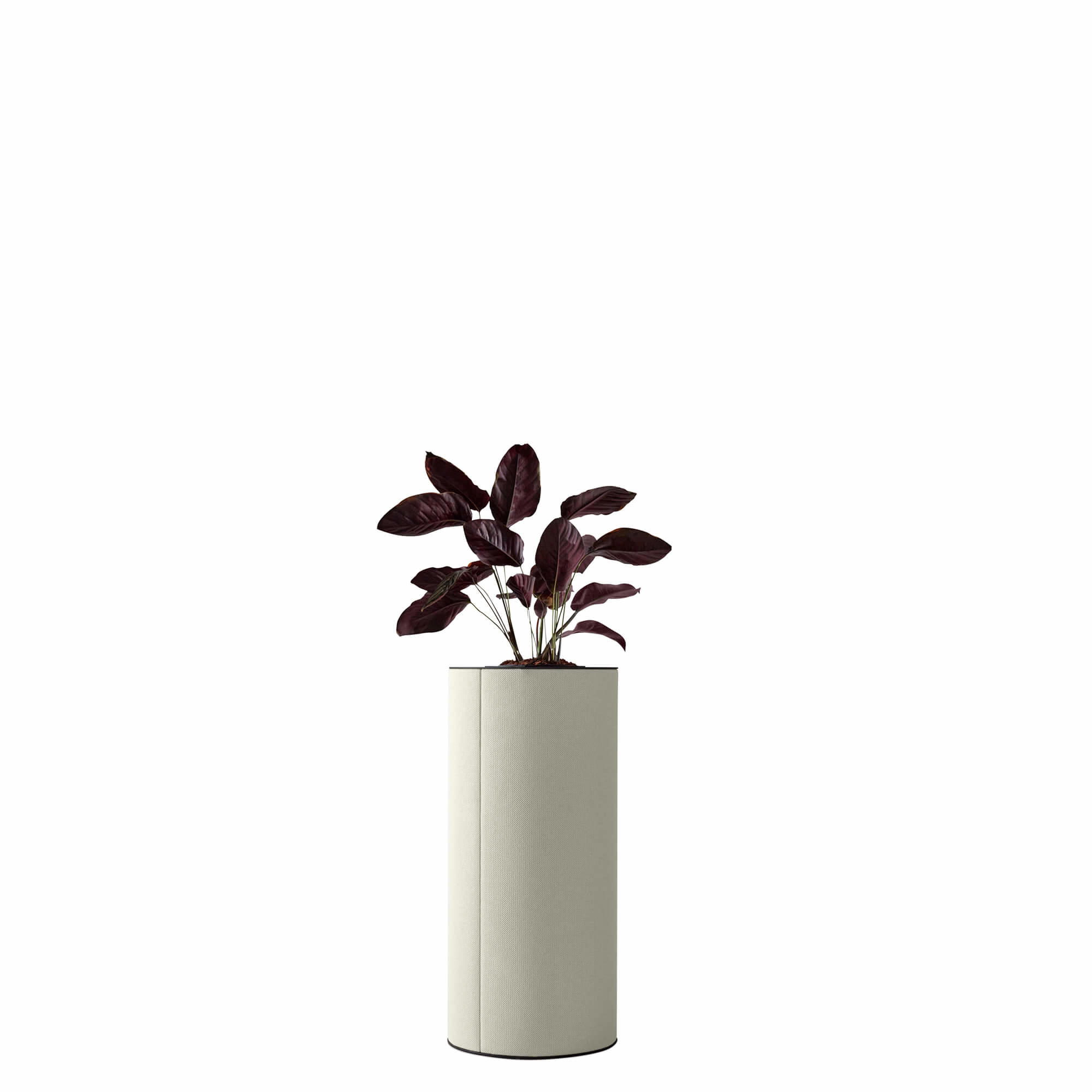Blomsterkrukke dB søjle, 47x110 cm, Beige