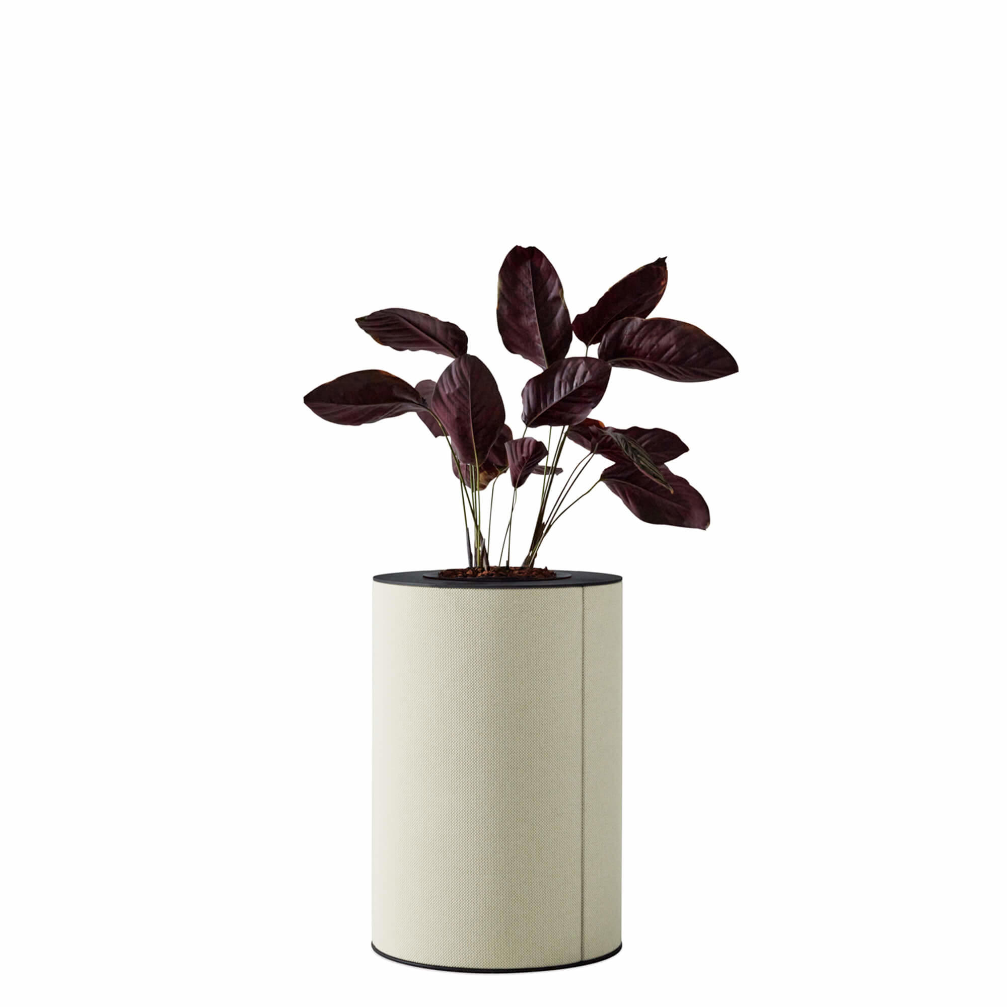 Blomsterkrukke dB søjle, 47x70 cm, Beige