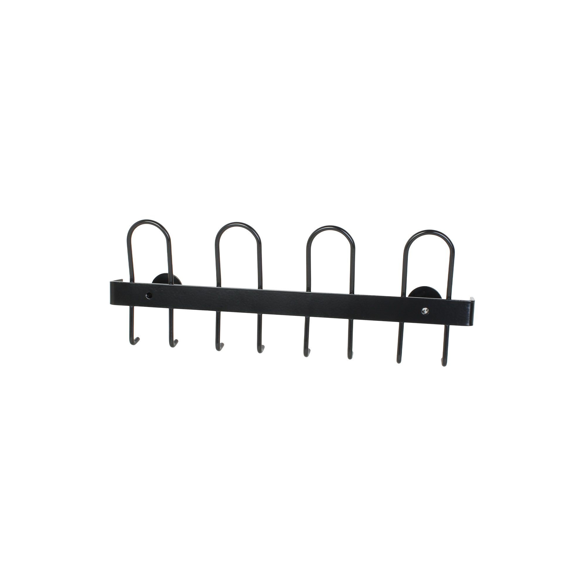 Knagerække TR60 8 kroge, Sort