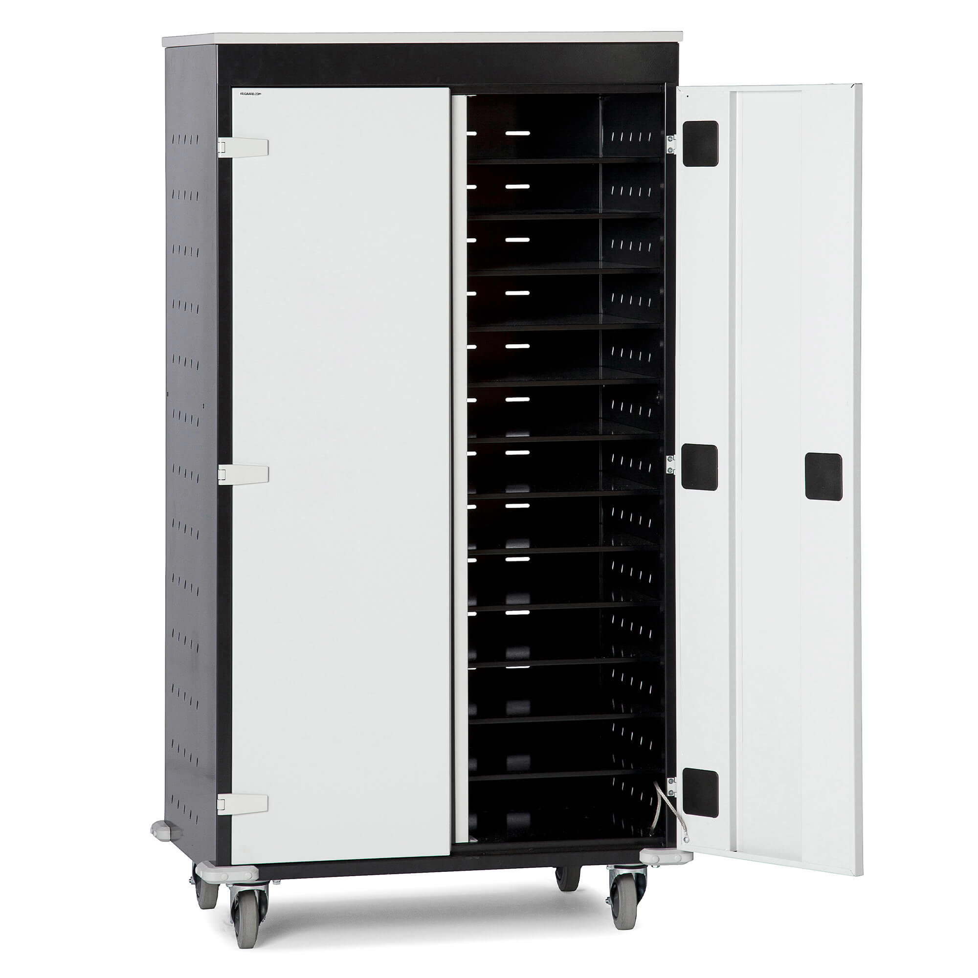 PC-vogn 26 rum med opladning, sort/grå