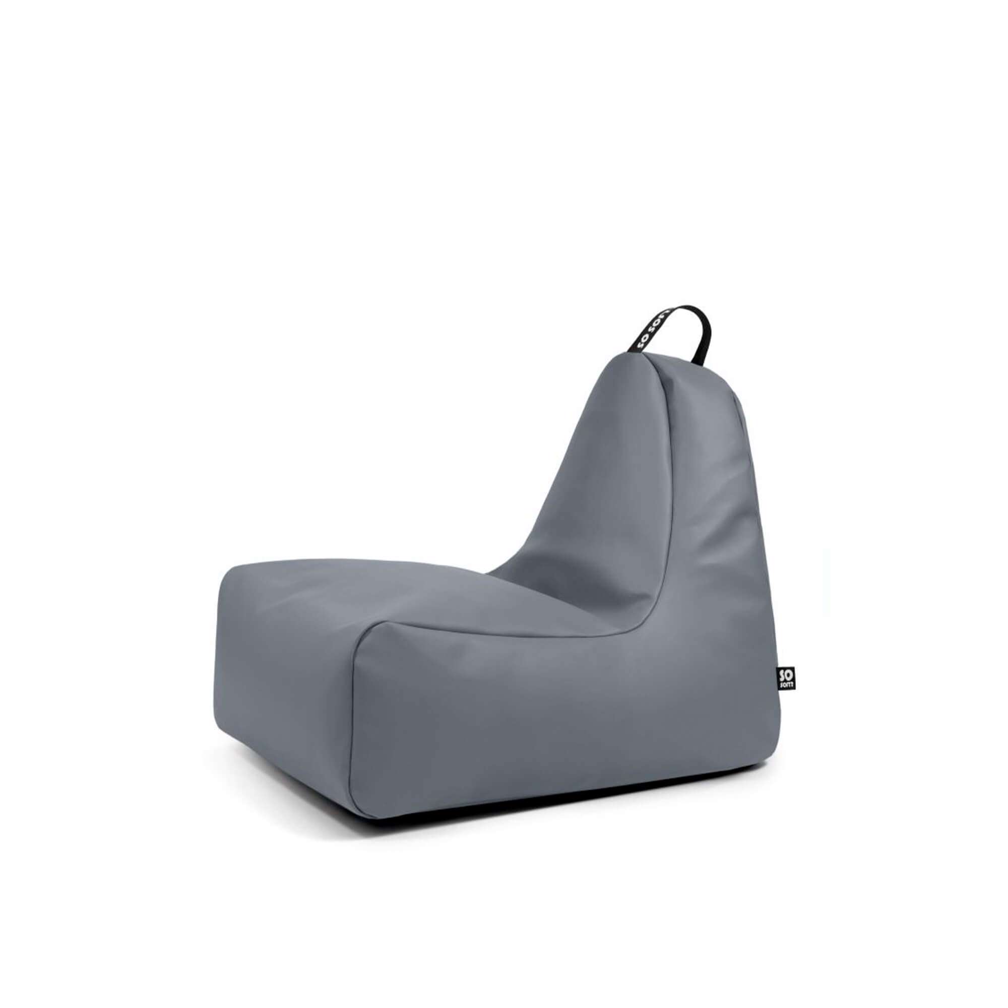 Sækkestol Chilll XL, mørkegrå
